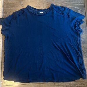 We The Free Blue Short Sleeve Tee
